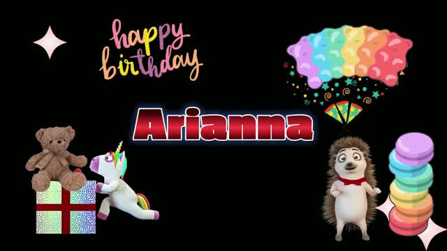 Happy Birthday Arianna