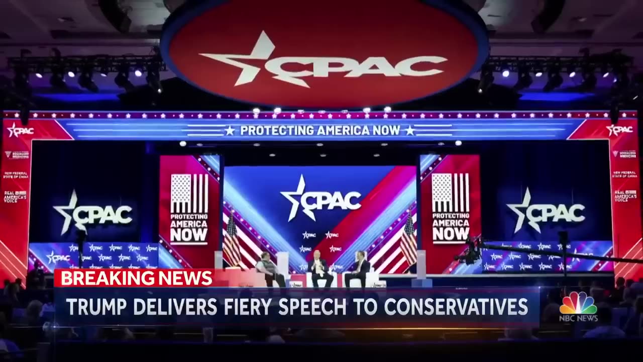 Trump delivers keynote address at CPAC