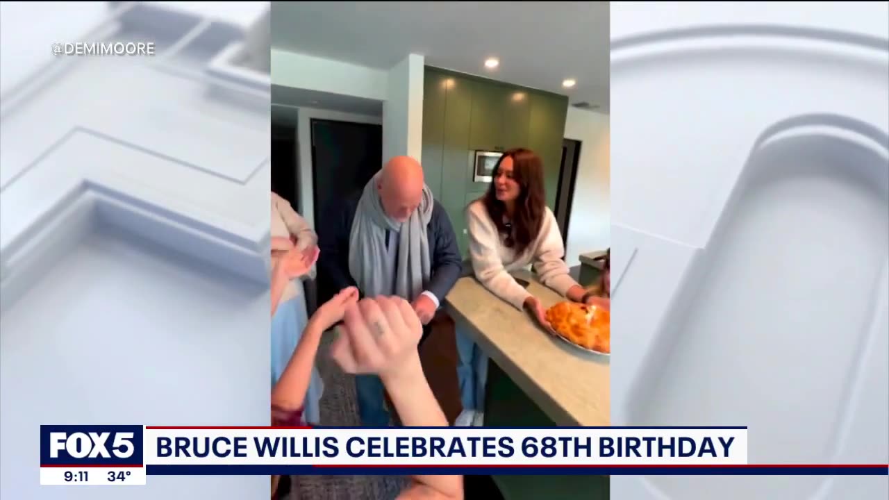 Bruce Willis celebrates 68th birthday