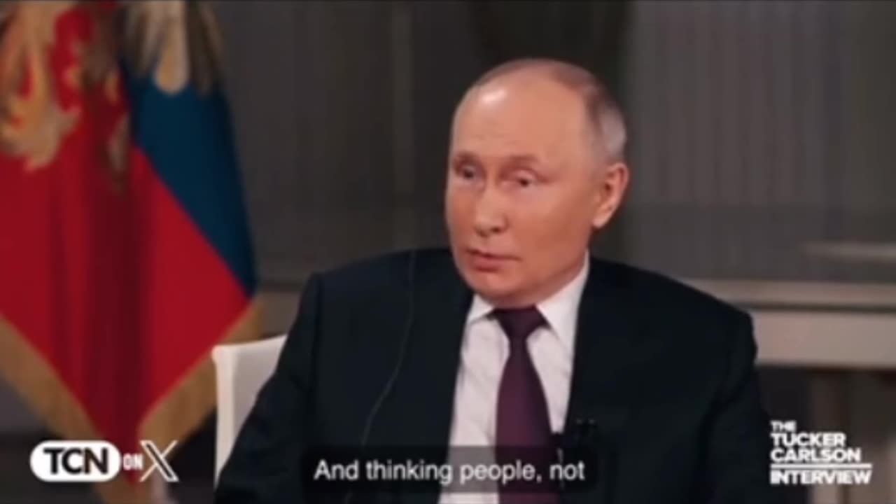TUCKER CARLSON INTERVEIWS VLADIMIR PUTIN PART 12