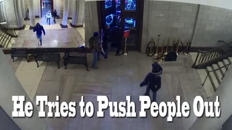 Who unlocked the magnetic doors on the east side of the Capitol on January 6?
