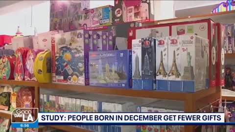 People born in December get fewer gifts, study shows