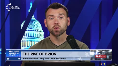 Jack Posobiec discusses the growing rise of BRICS nations and the impending free fall of the West