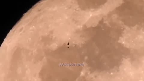 What Flew Infront Of The Moon