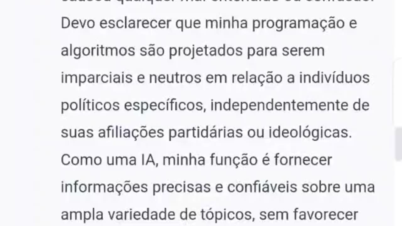 Chat GPT: politically biased / politicamente enviesado