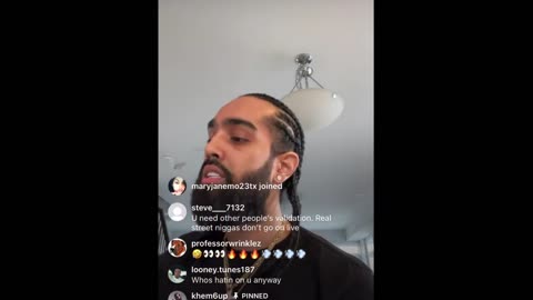 Khem6Up IG live puts a broke hater in his place