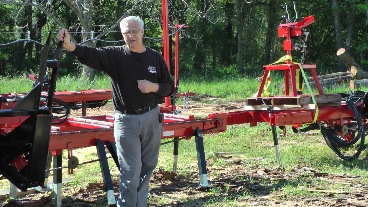 Custom Extension for Portable Sawmills - Cooks Saw Mfg