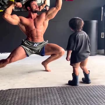 He's holding it for so long and talking to the kid and there's still not a moment in which