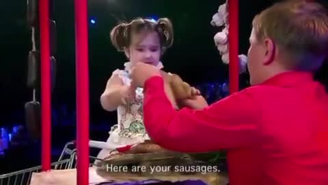 Adorable Young Girl Speaks 7 Languages as responses to Different Questions