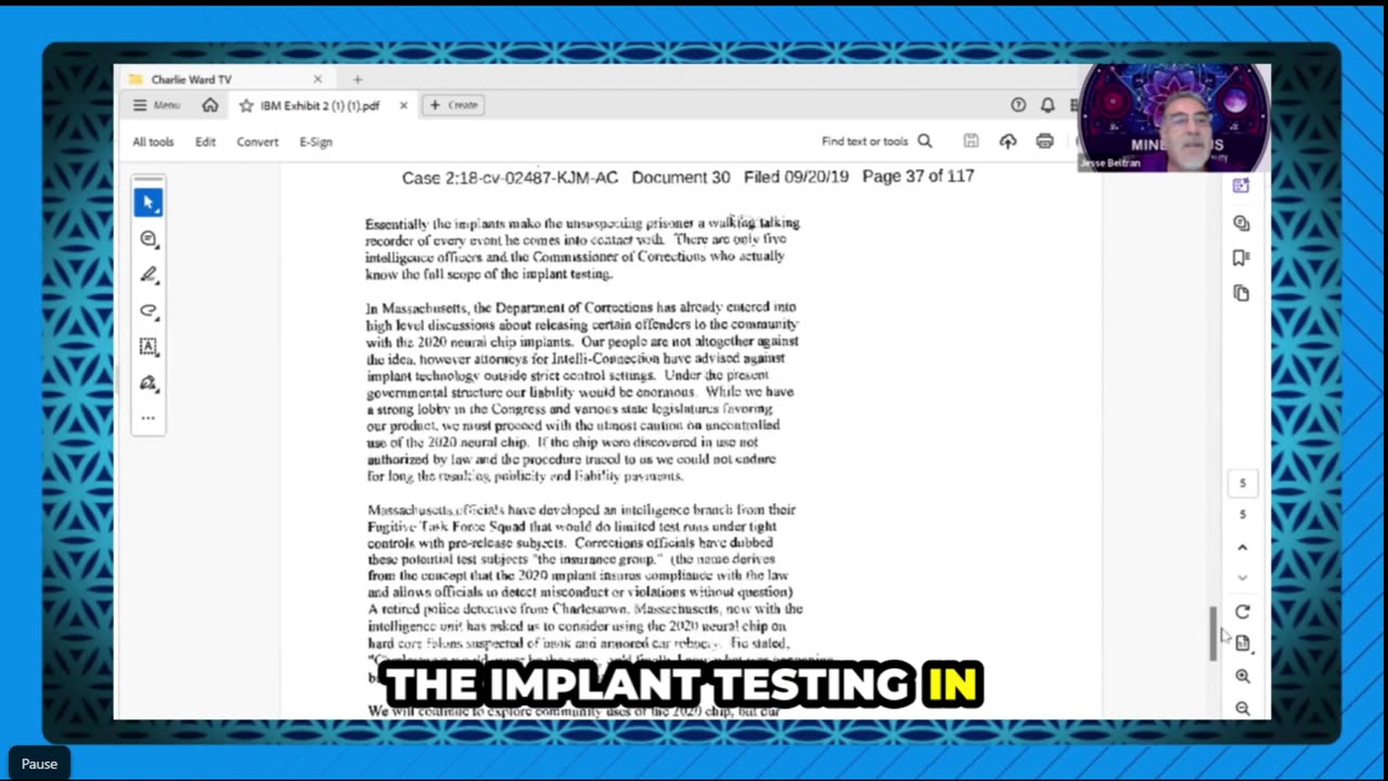 Exposing the Massachusetts Neural Chip Implant Program: Proof Document Revealed