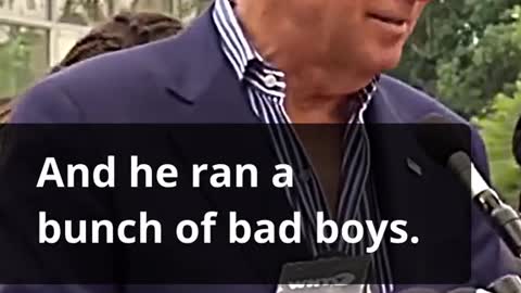 The president is also very calm in the face of problems