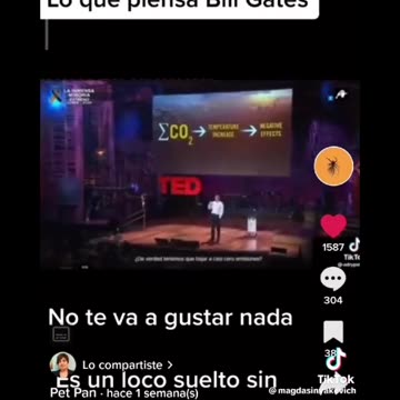 Bill Gate, y su conferencia de reducir la poblacion mediante vacunas