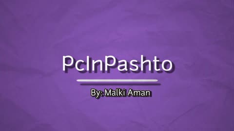 PcInPashto