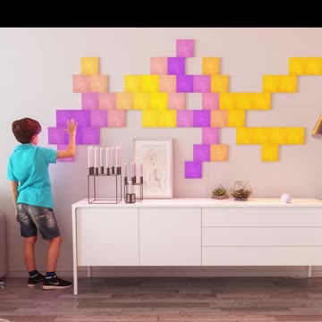 Color Changing Light Panels Nanoleaf Canvas Starter Kit