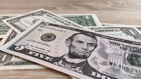 Dollar Currency | Economy | Royalty Free | Stock Footage | Free HD Video - No Copyright