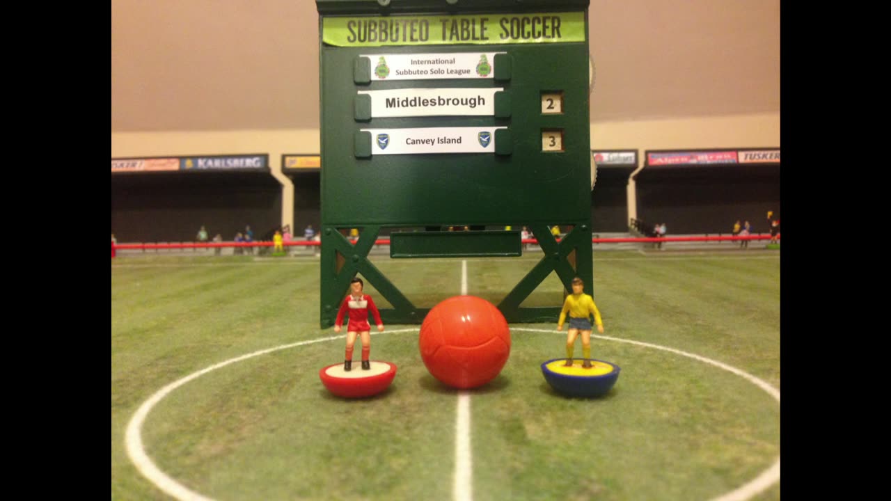 ISSL Subbuteo - Season 09 - Middlesbrough v Canvey Island