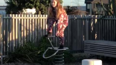 Second-Born Child Gets Wild at Playground