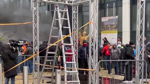 Farmers and Cops clash in Brussels