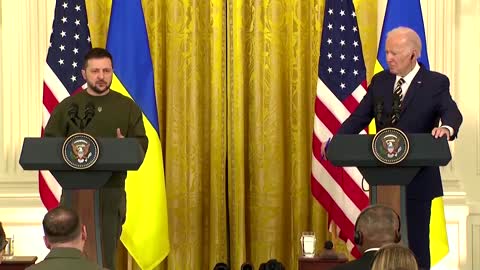Zelenskiy, Biden show solidarity in first wartime WH visit