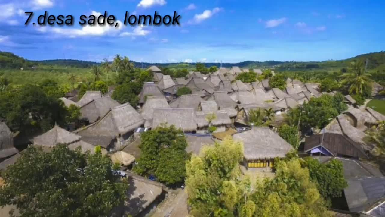 Seven beautiful village in Indonesia