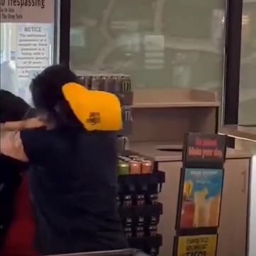 She Took a Bottle to the HEAD😮