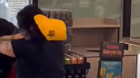 She Took a Bottle to the HEAD😮