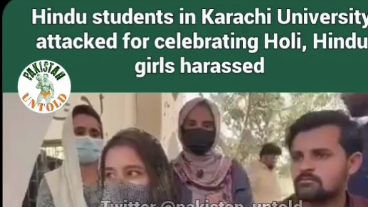 Hindus not able to celebrate Holi in Pakistan