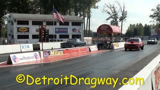 Drag Racers At Milan Dragway