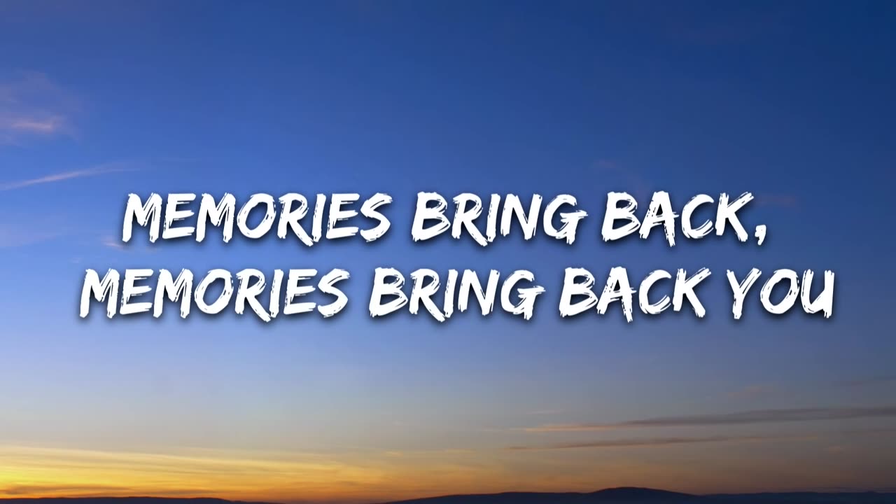 Maroon 5 - Memories (Lyrics)