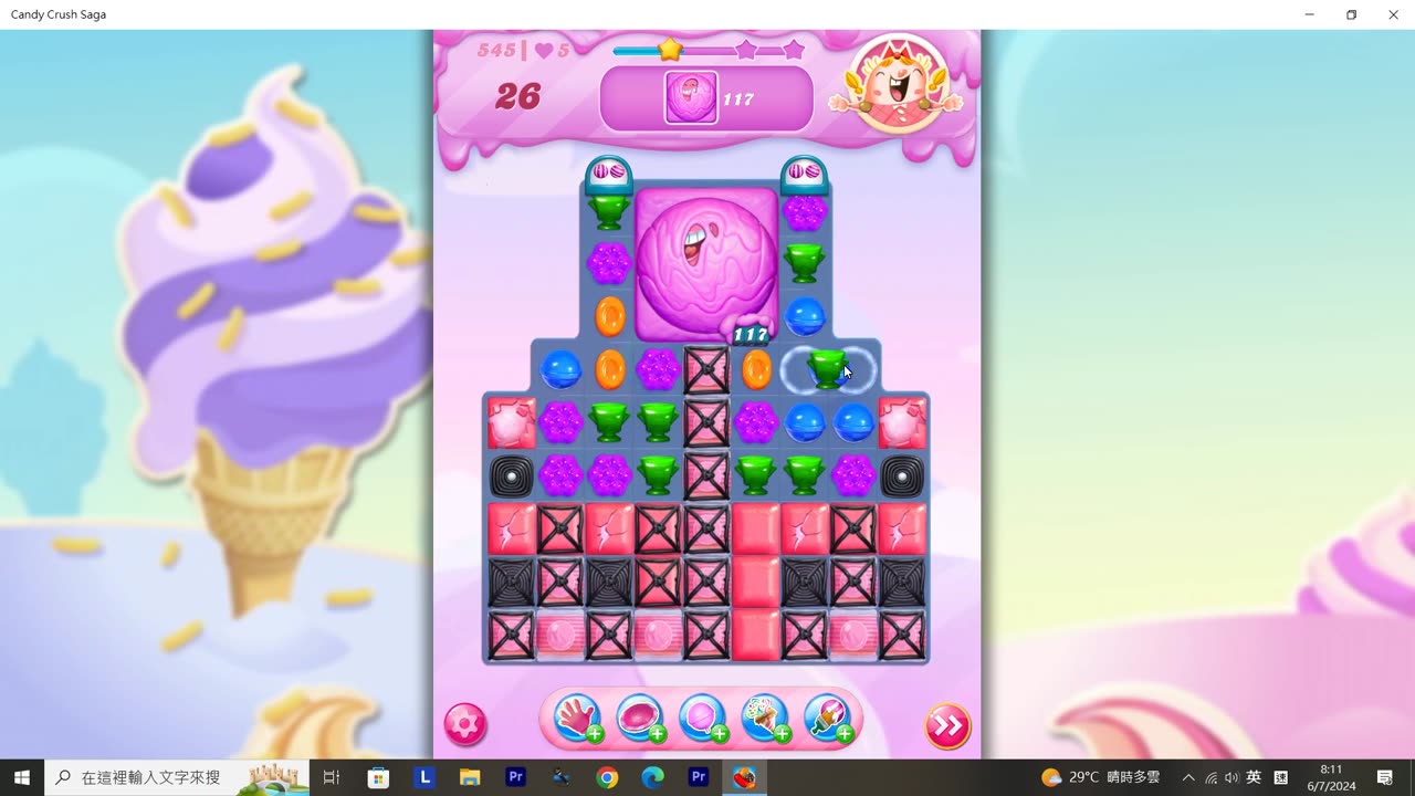 Candy Crush Saga Record (Level 545)