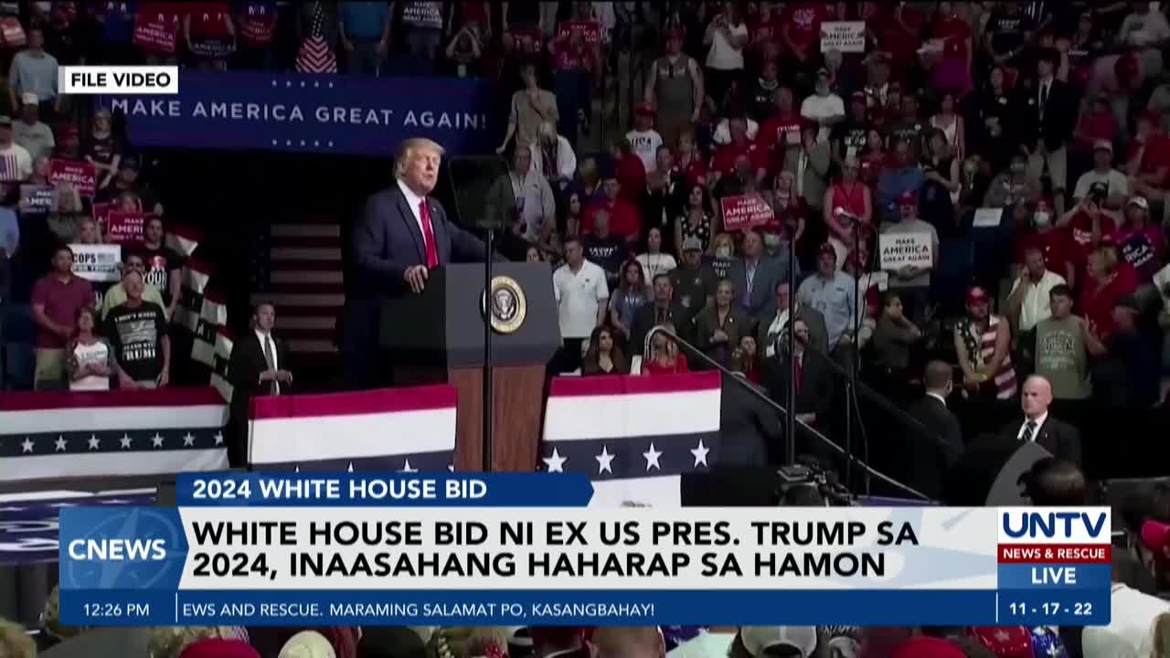 2024 Presidential bid ni Donald Trump, posible umanong maharap sa matinding hamon