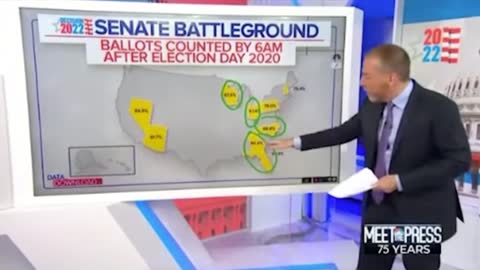 Chuck Todd says "it's highly likely we will not know the full results" on election night