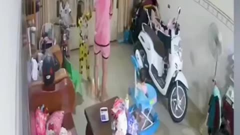Don't forget the kid! Happened in Cambodia.