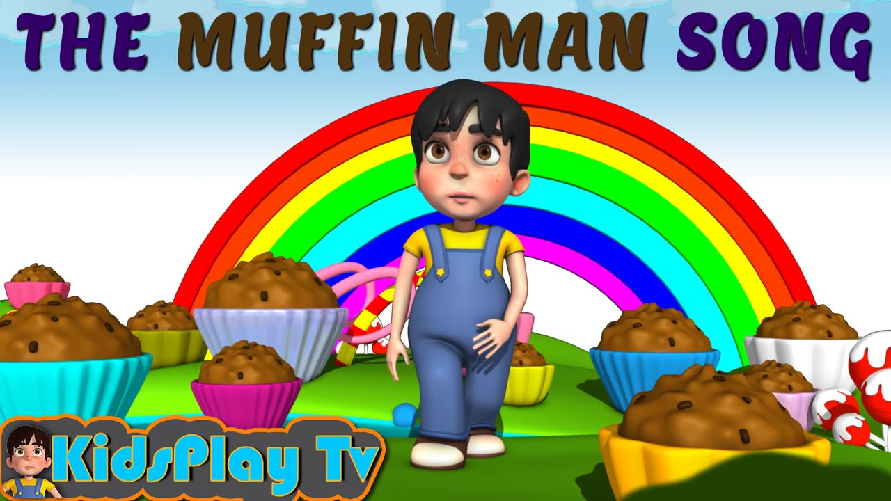 The Muffin Man _ Nursery Rhyme _ Song _ Kids Play Tv