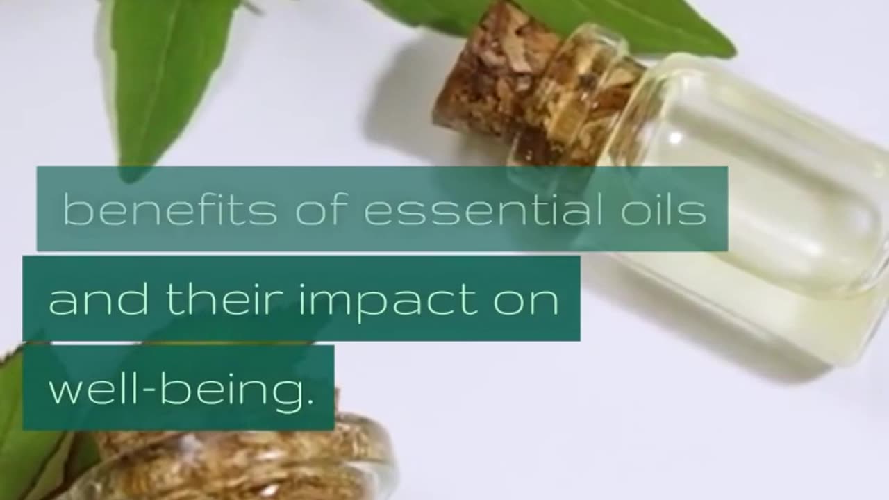 Essential Oils for Holistic Well-Being