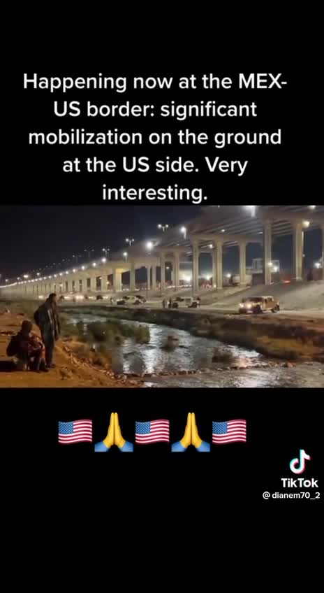 Military activity at the border.