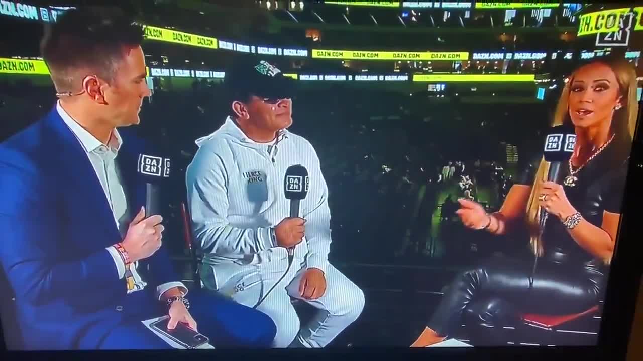 Kate Abdo To Ryan Garcia's Dad: "That's Some Good Sperm You Got There Sir"