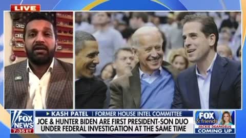 KASH PATEL☝️ON THE BIDEN SCANDAL♨️THEY ARE ALLOWING THE TARGET 🎯 SPECIAL TREATMENT