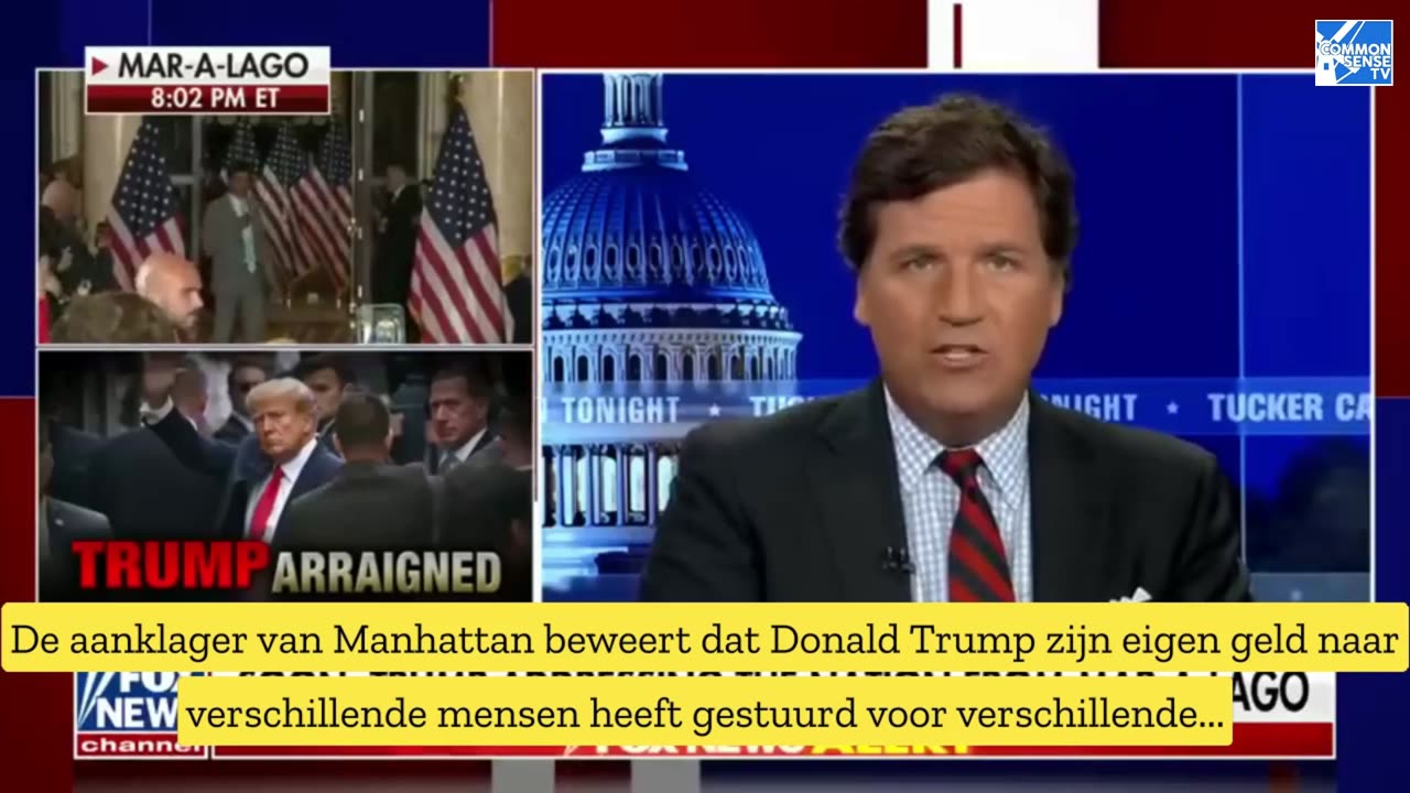 Tucker Carlson over Donald Trump rechtszaak