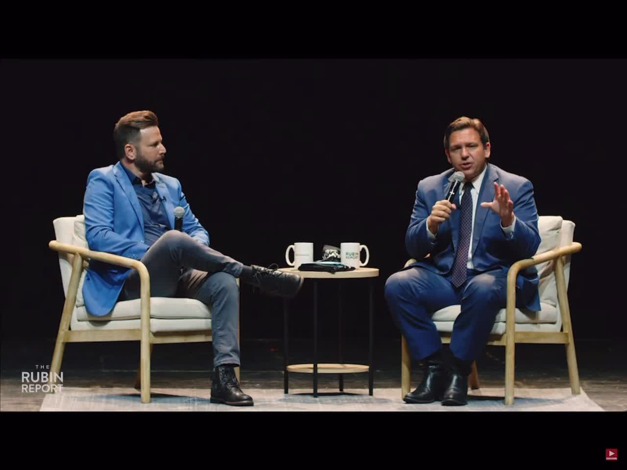 Dave Rubin with Florida Governor Ron DeSantis on Disney and the parents rights bill