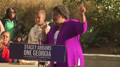 WATCH: Stacey Abrams Speaks Out of Both Sides of Her Mouth