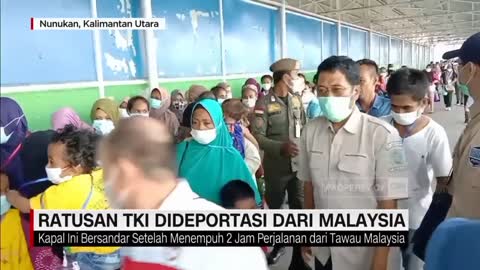 Ratusan TKI Dideportasi dari Tawau Malaysia Karena Tak Memiliki Paspor