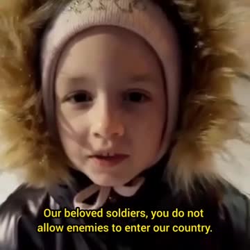 ◾A video to warm up the heart and the soul, to the Russian soldiers.