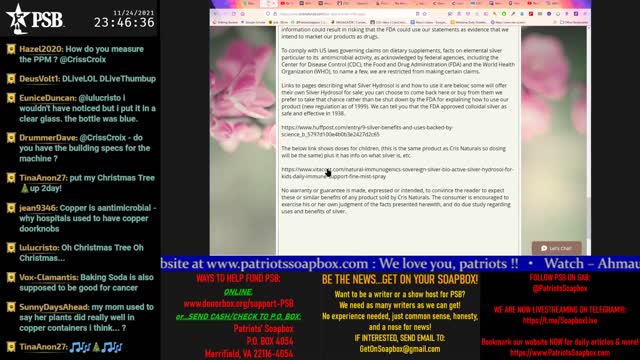 2021-11-24 23:00 EST - Crossing the Matrix: with Chris