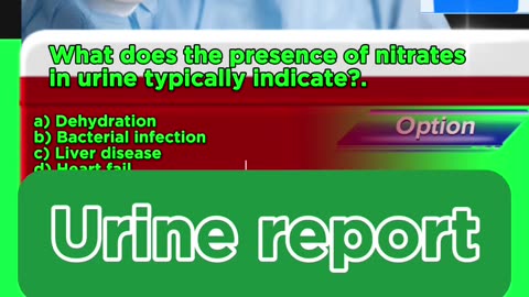 Urine test report MCQ: • #UrineTest • #Urinalysis • #KidneyHealth