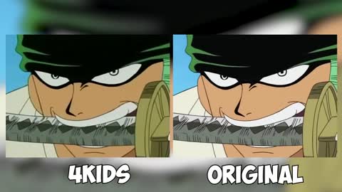 One Piece censorship comparison