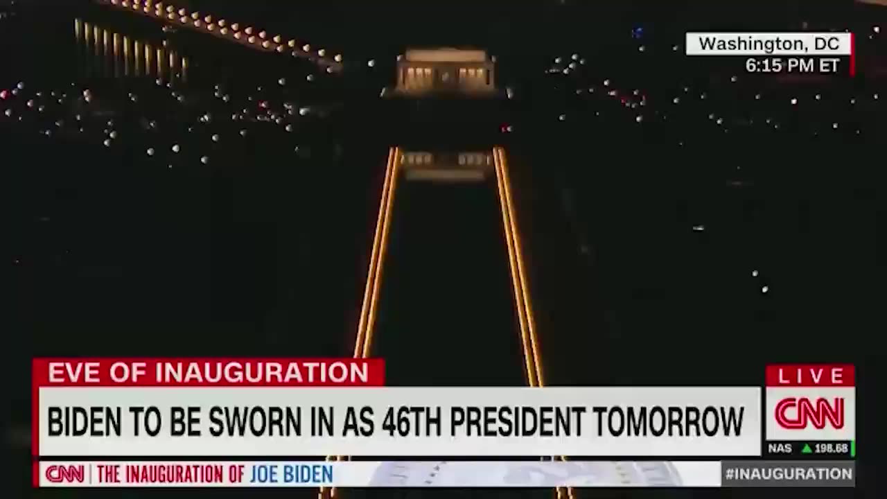 Joe Biden inauguration eve 1/19/21 the media fawning