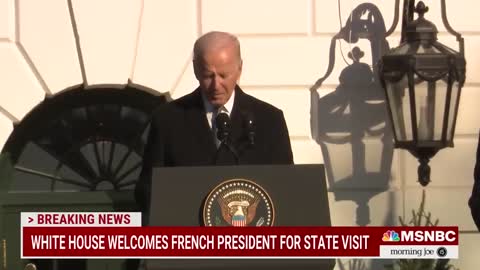 Biden Welcomes French President Macron To White House