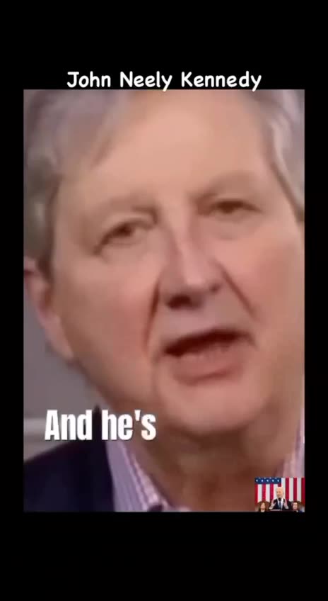 John Neely Kennedy tells it exactly like it is!!!