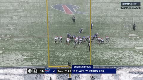 Josh Allen responds with a QB sneak TD